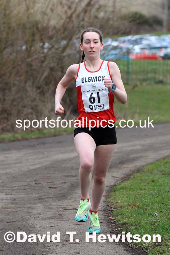 Senior Women and Veteran Women (Over 35s) and Vetreran Men (Over 50s), 2023 NECAA Royal Signals Relays, Hetton le Hole, County Durham. Photo: David T. Hewitson/Sports for All Pics